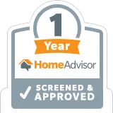 home advisor 1 year screened and approved.